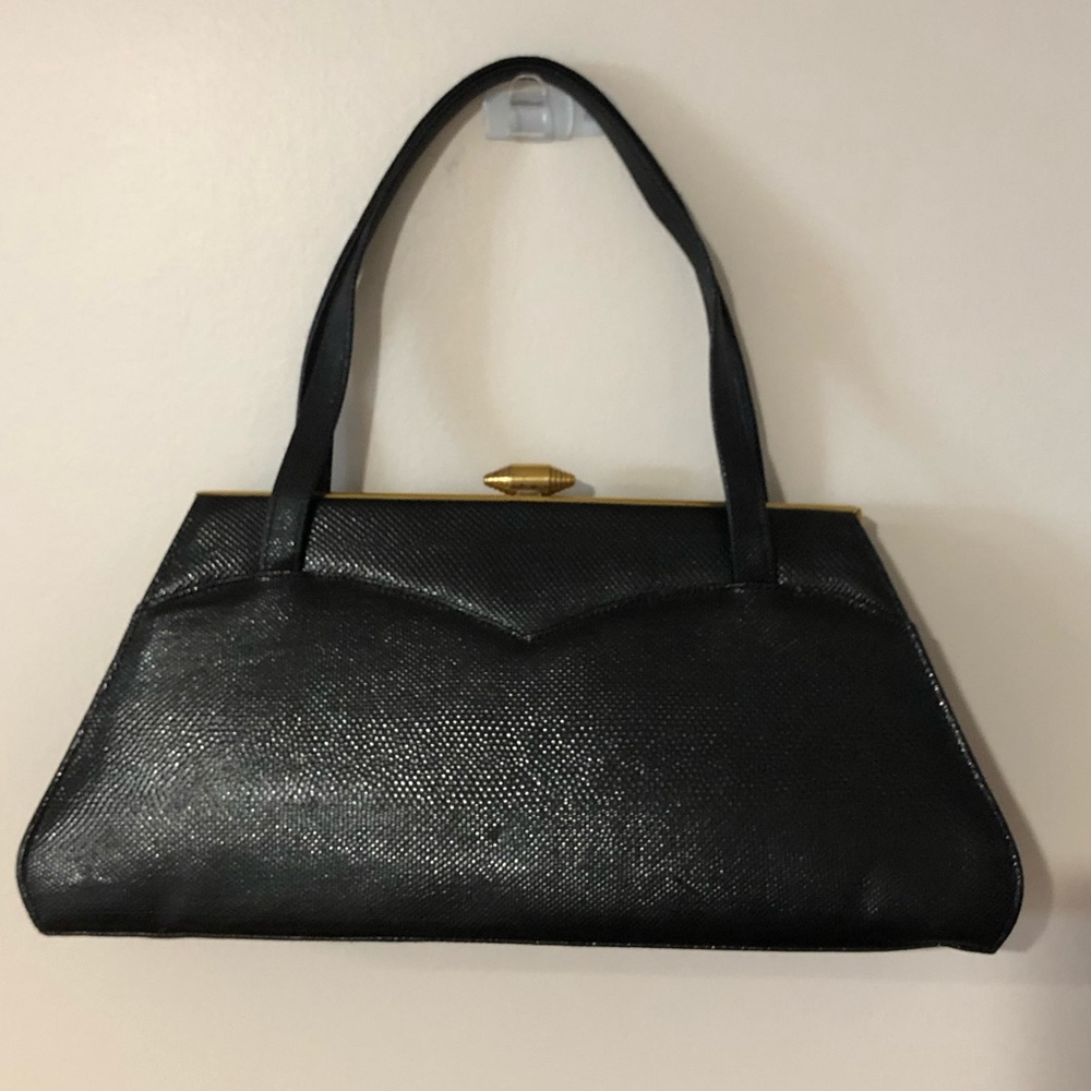 Vintage Black Waldybag Purse